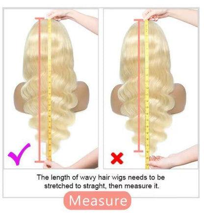 BELIA 613 Glueless 13x6 HD Lace PrePlucked Human Hair Wig