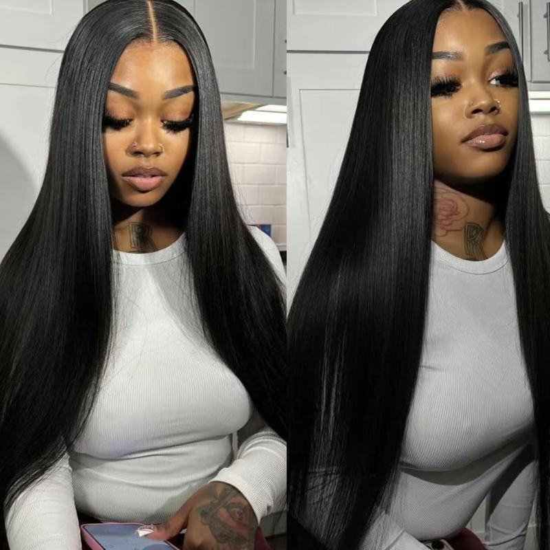 BELIA V Part Black Hair Wig